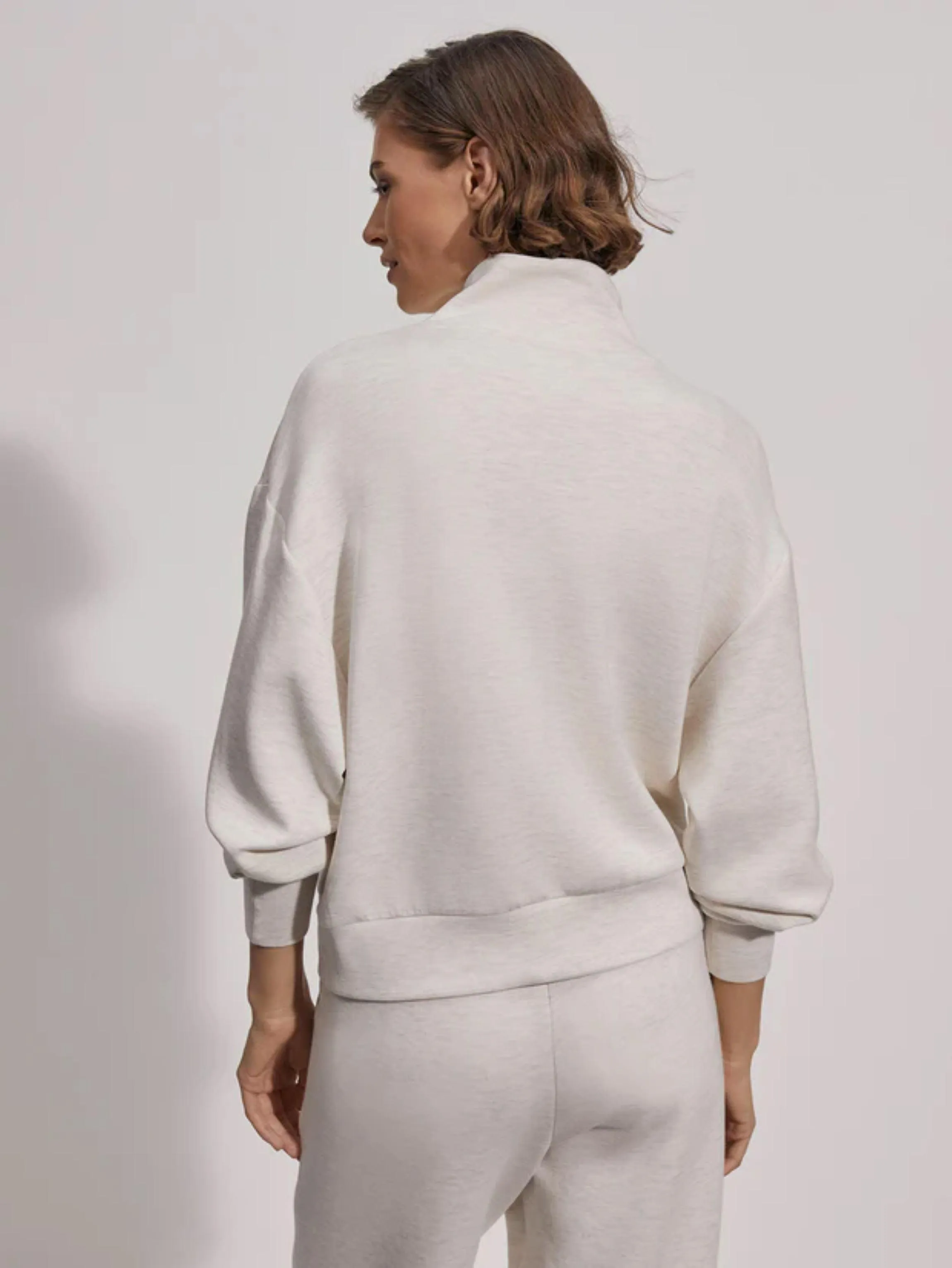 Davidson Sweat in Ivory Marl