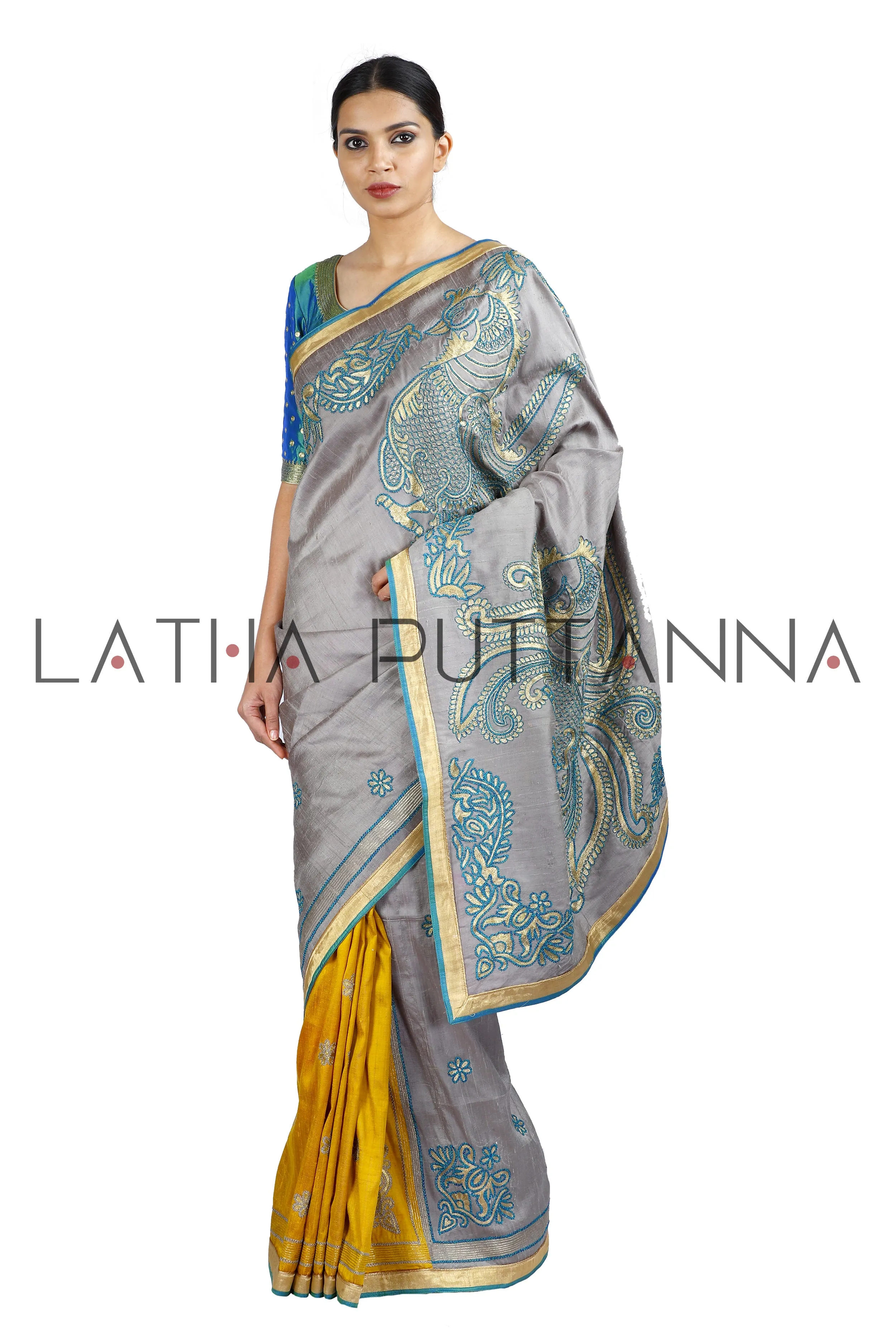 Deepavali -  Two Colour Silk Saree