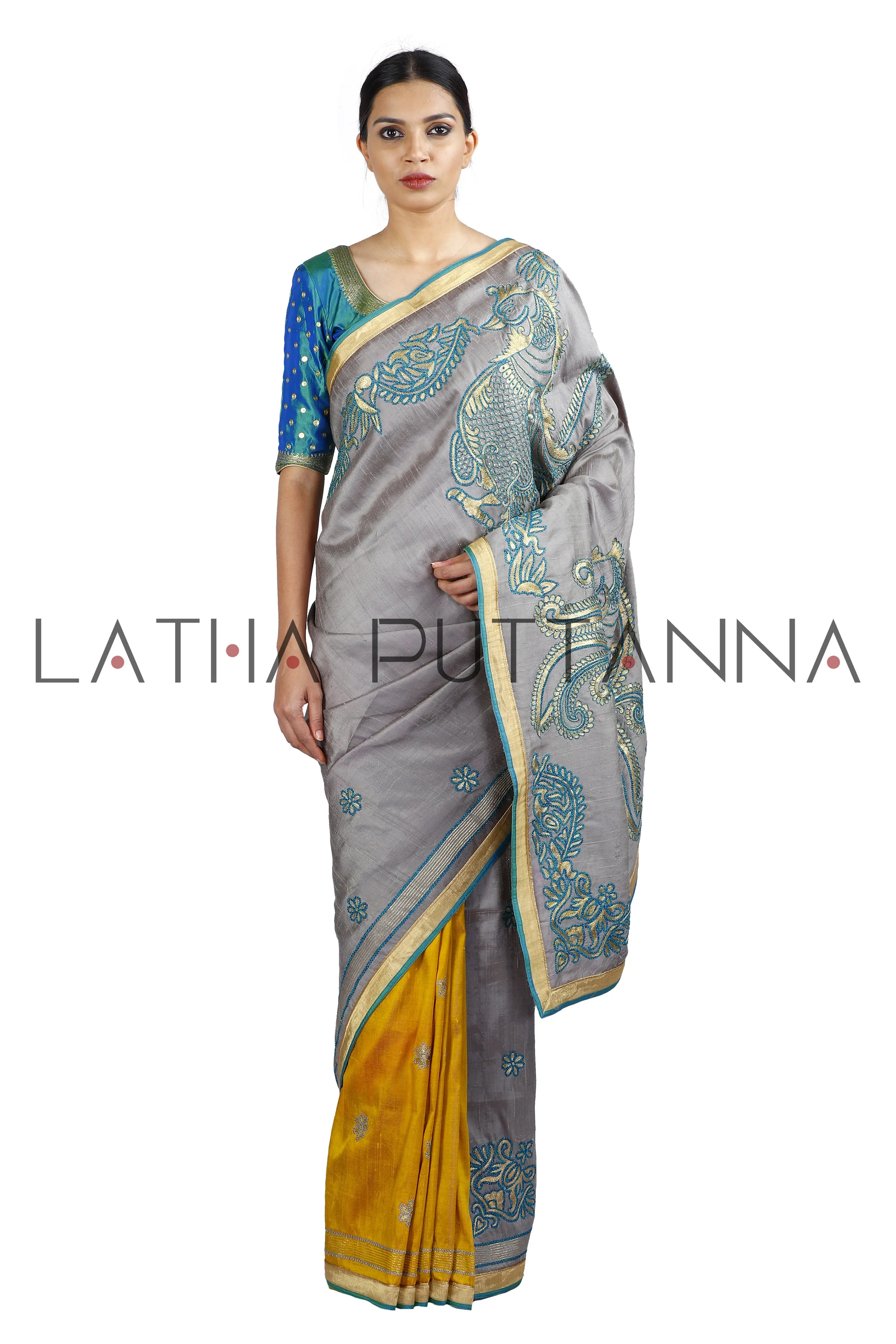 Deepavali -  Two Colour Silk Saree