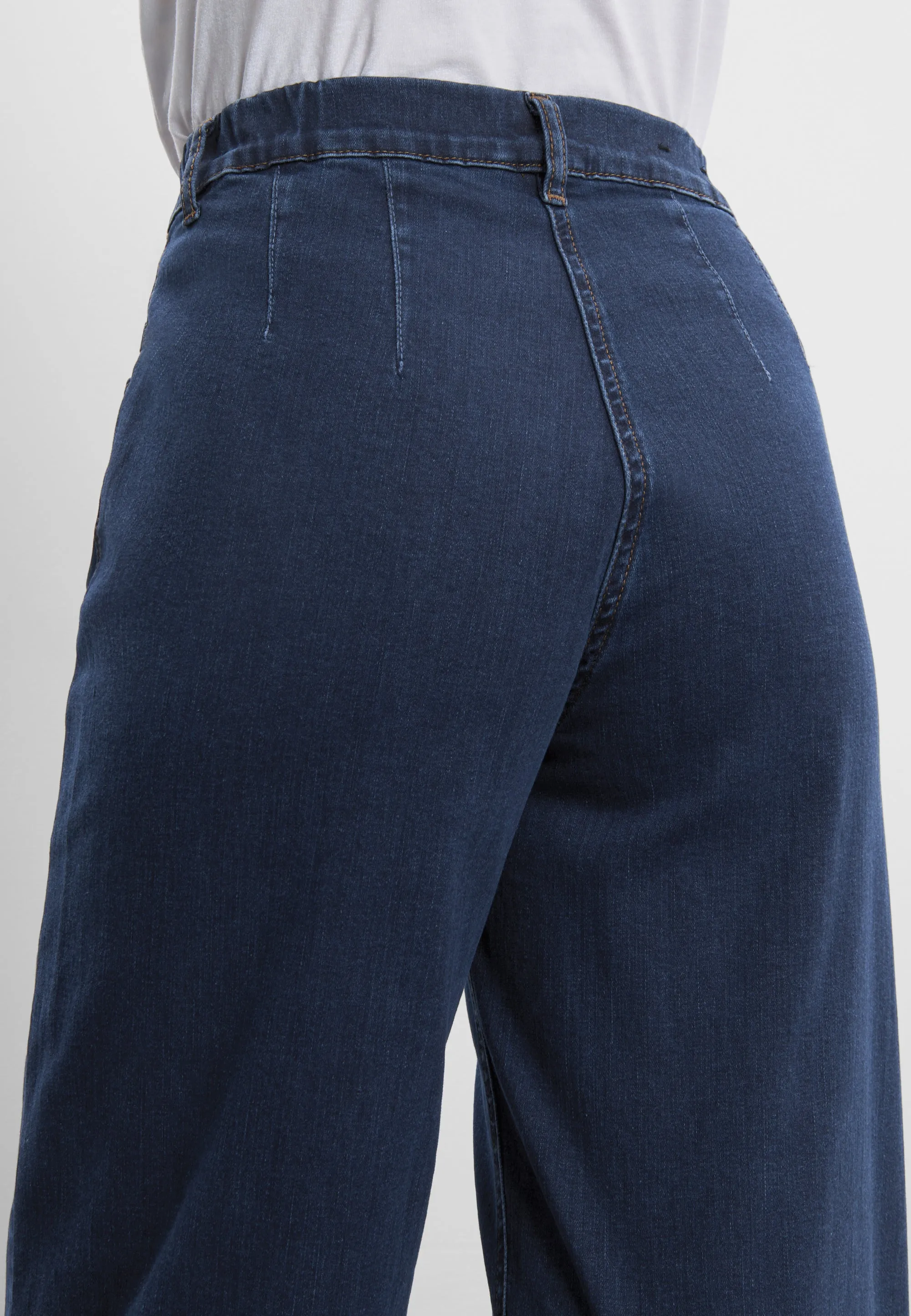 Donna Loose - Long Length - Dark Blue Denim