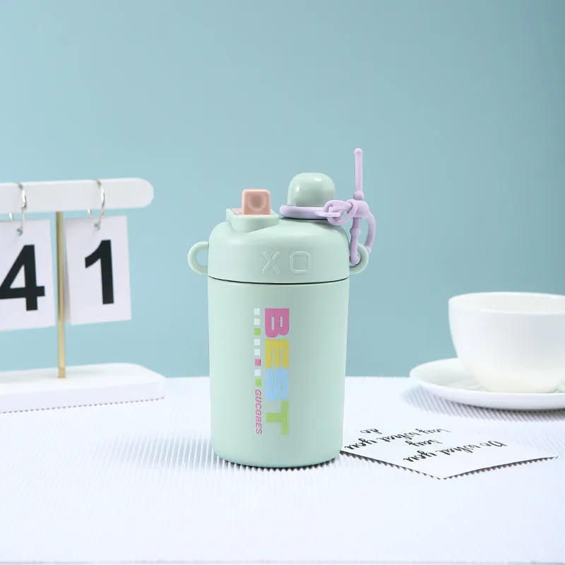 Double Drink - Cute Thermo Steel Coffee | Water Cup for Girls