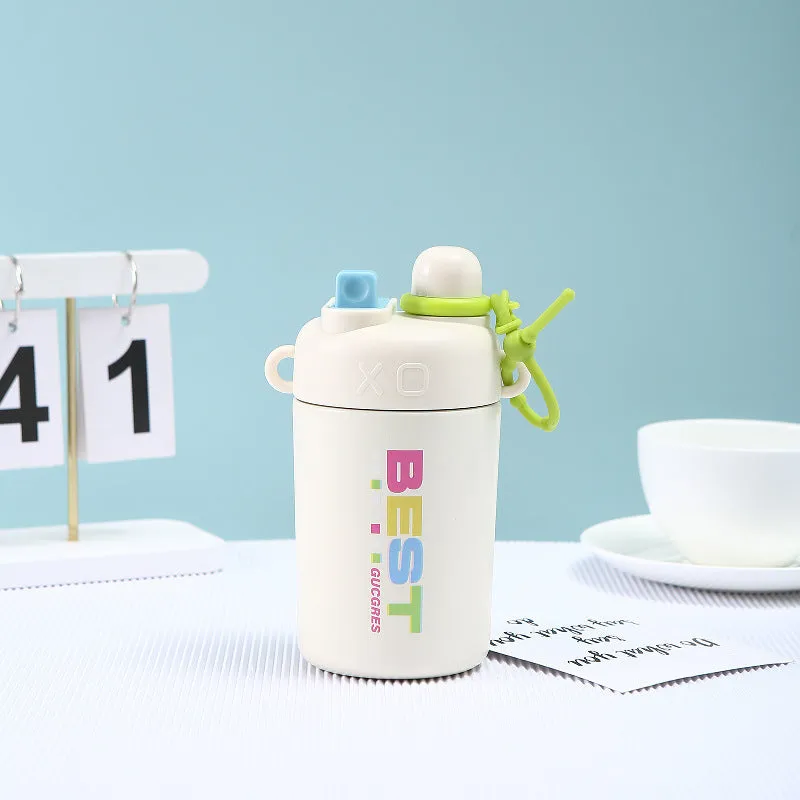 Double Drink - Cute Thermo Steel Coffee | Water Cup for Girls