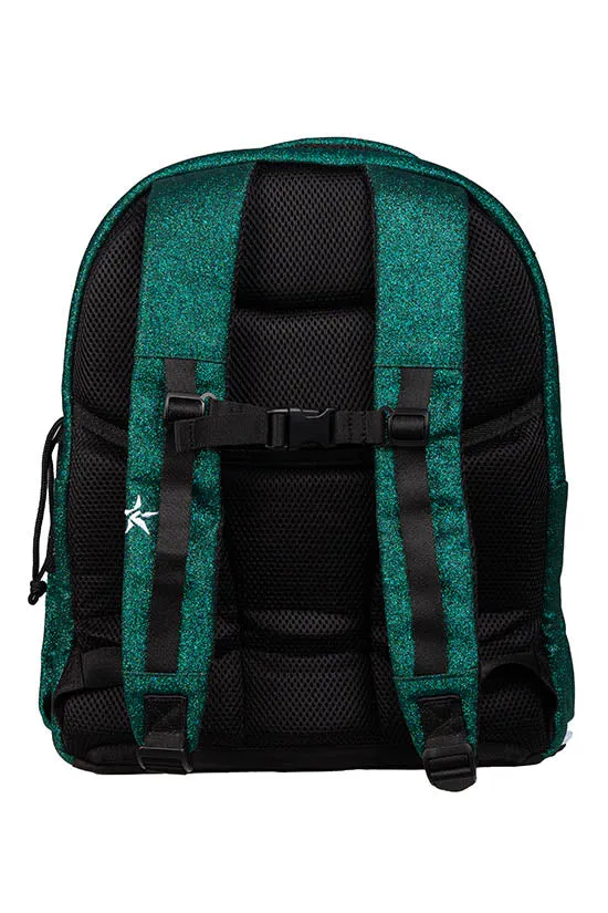 Emerald Green Rebel Dream Bag Plus with White Zipper