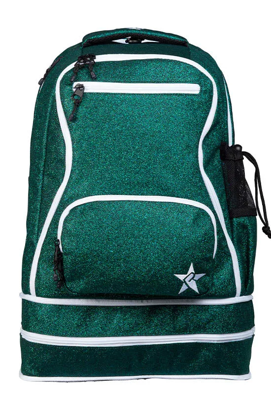 Emerald Green Rebel Dream Bag Plus with White Zipper