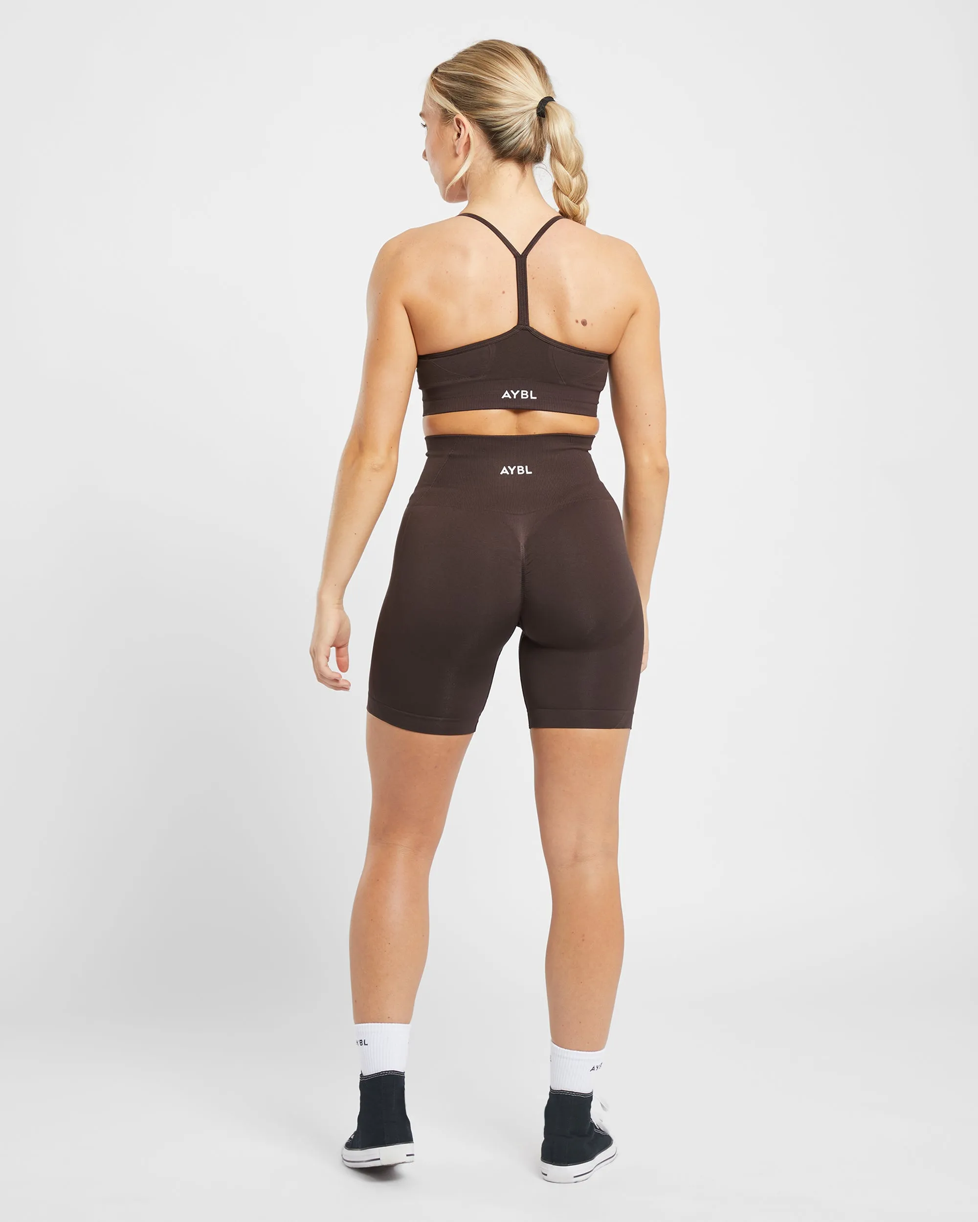 Empower Seamless Cycling Shorts - Cocoa Brown