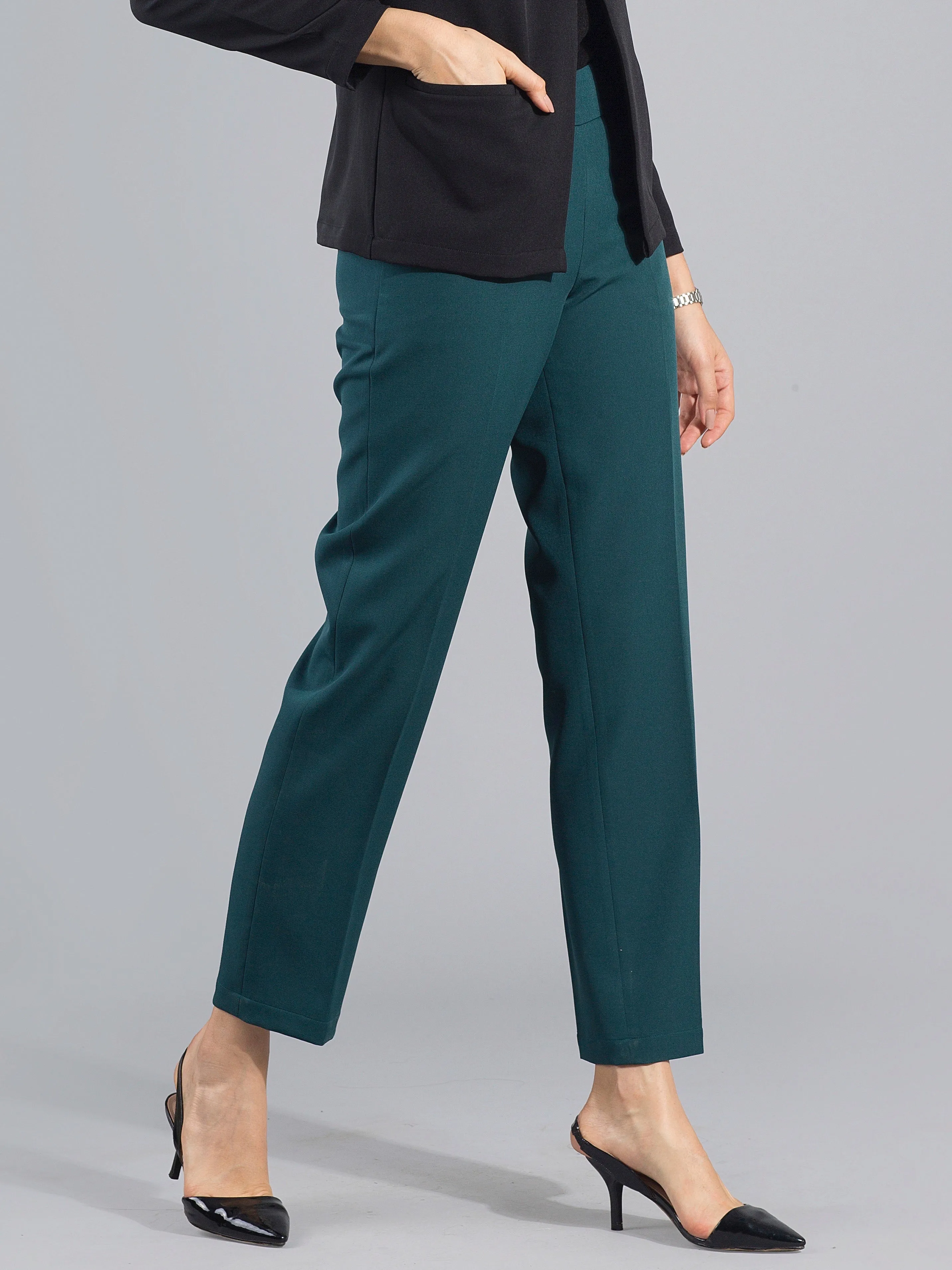 Essential Easy Care Work Trousers - Bottle Green