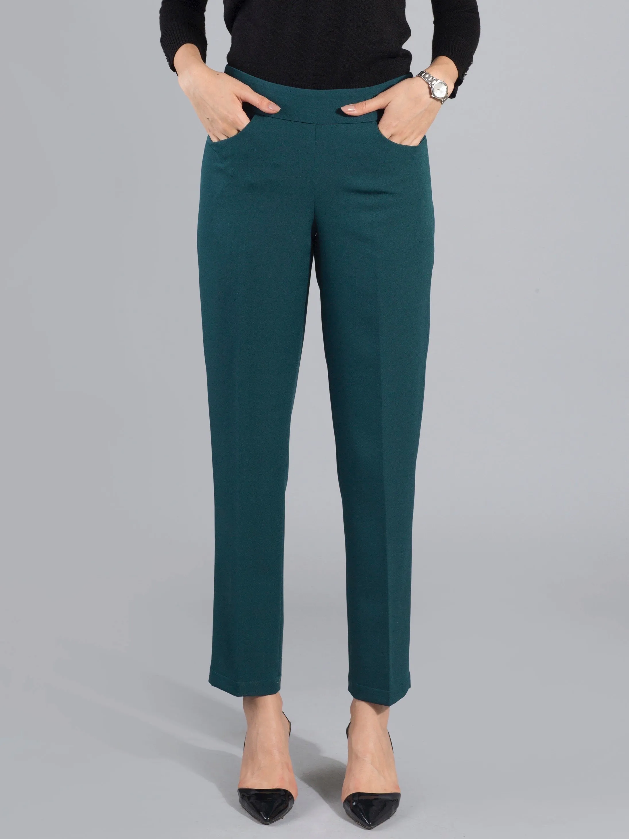 Essential Easy Care Work Trousers - Bottle Green