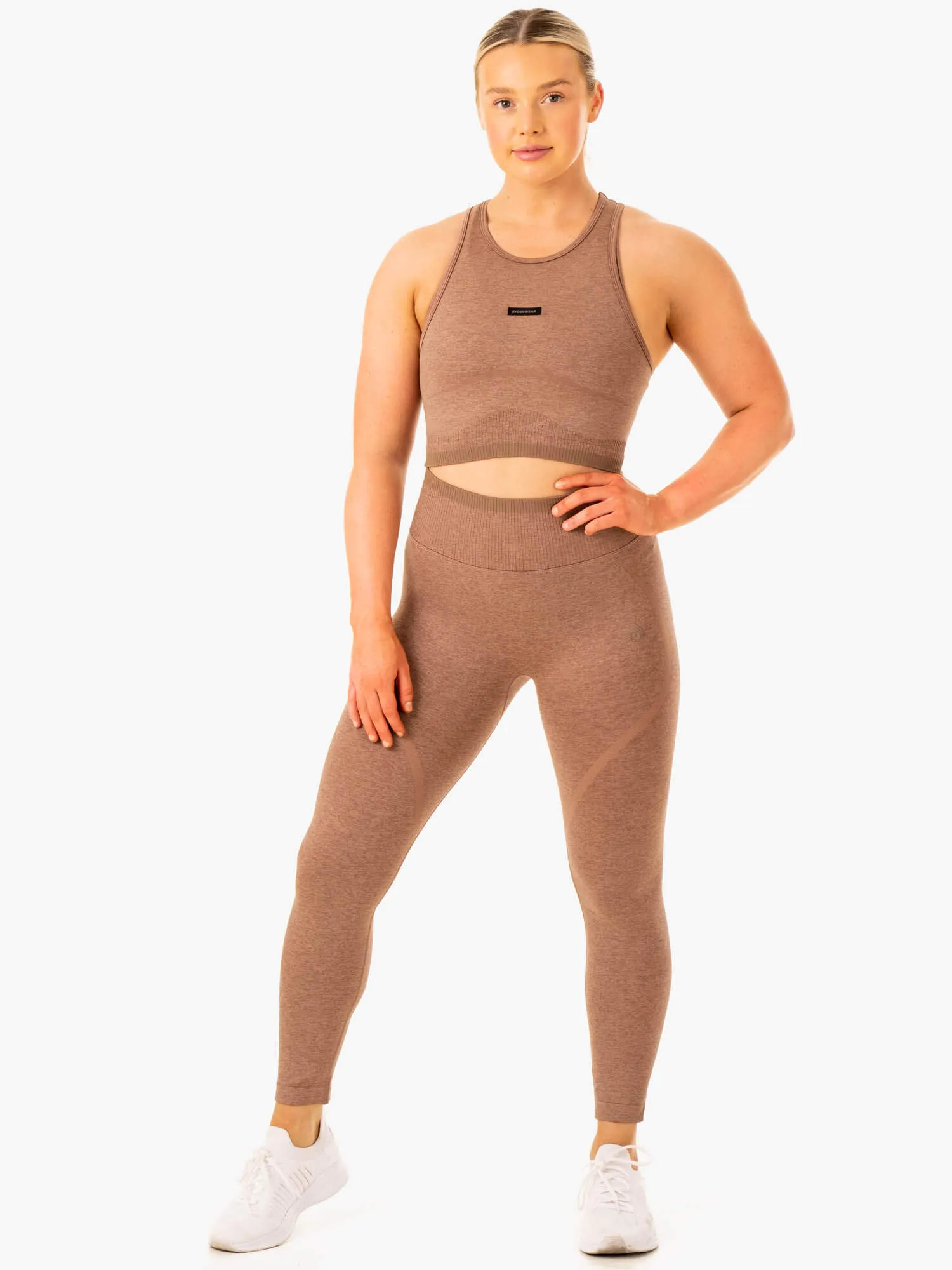 Excel Seamless Tank - Mocha Marl