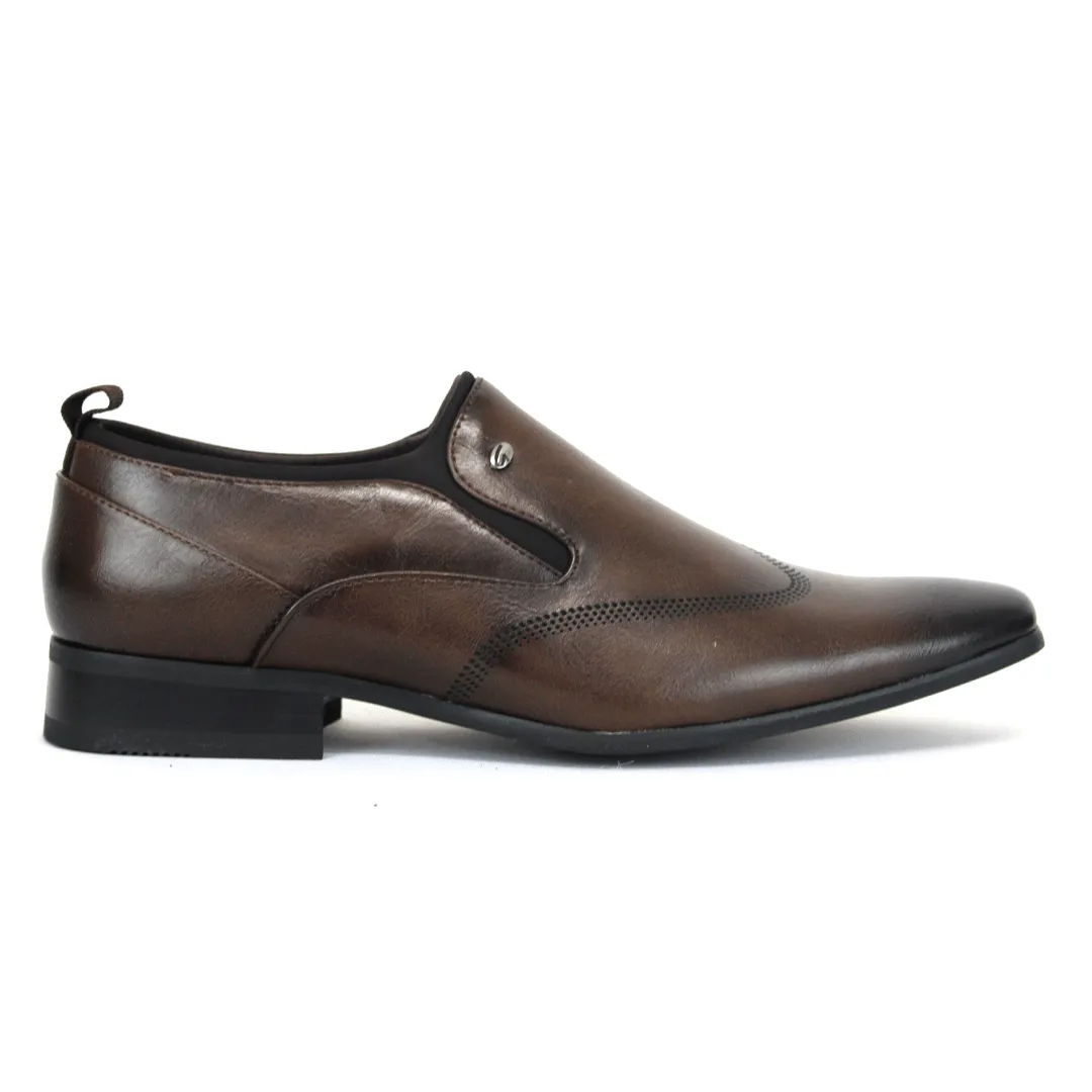 GINO PAOLI Brown Lloyd Slip On