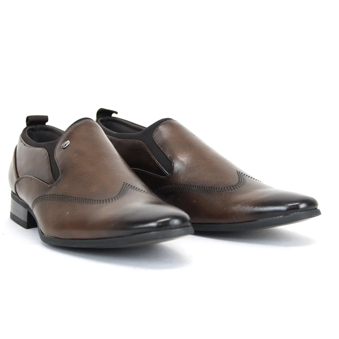 GINO PAOLI Brown Lloyd Slip On