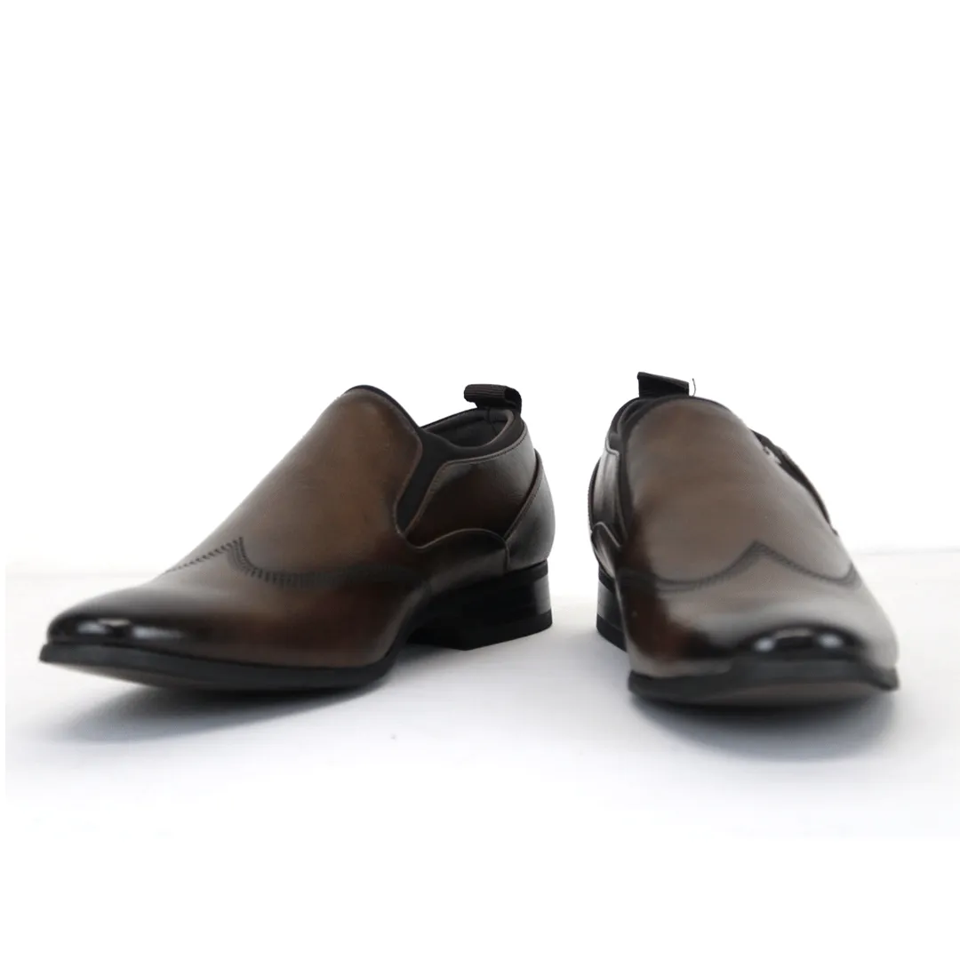 GINO PAOLI Brown Lloyd Slip On