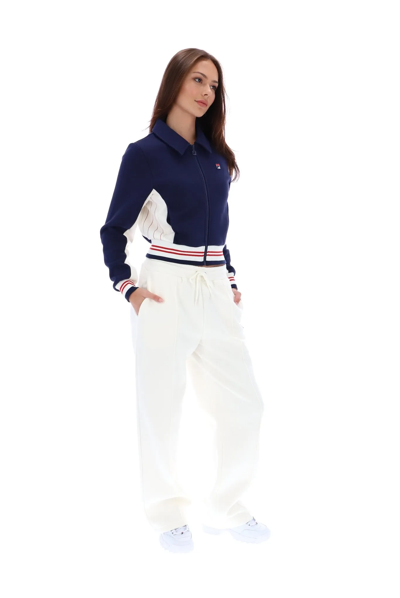 Harper Cropped Track Top