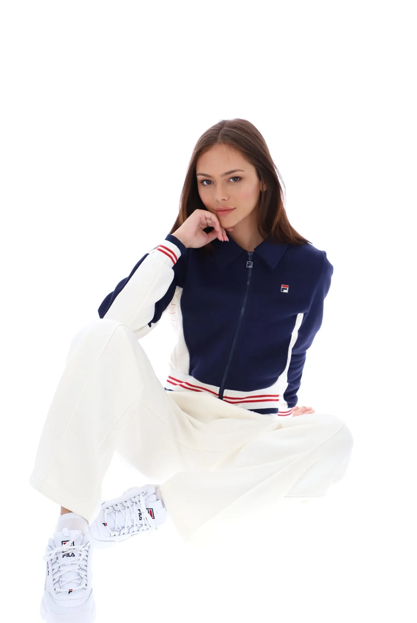 Harper Cropped Track Top