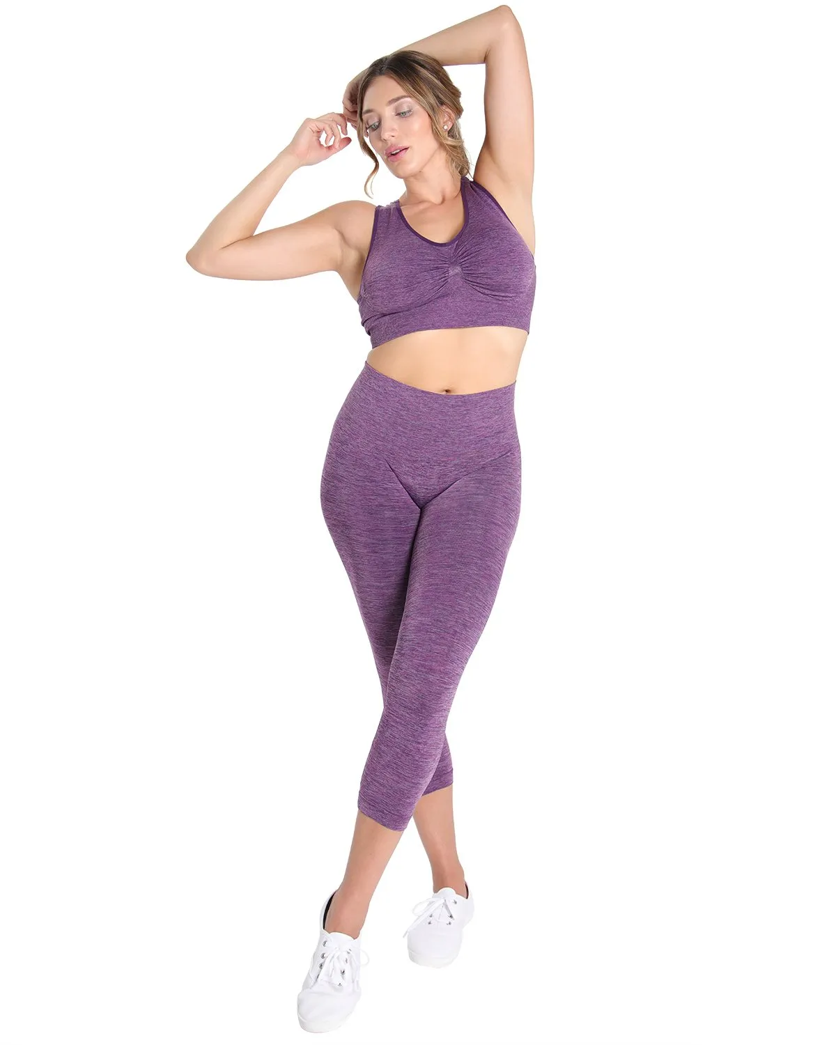 High-Waist Control Seamless Shapewear Leggings