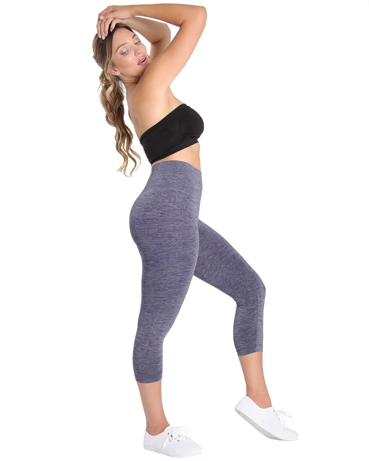 High-Waist Control Seamless Shapewear Leggings