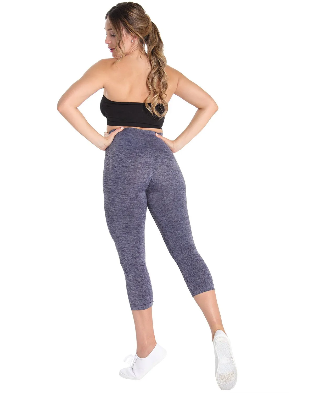 High-Waist Control Seamless Shapewear Leggings