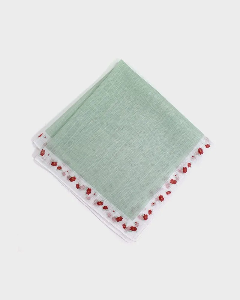 Japanese Handkerchief, Classic, Tsubaki