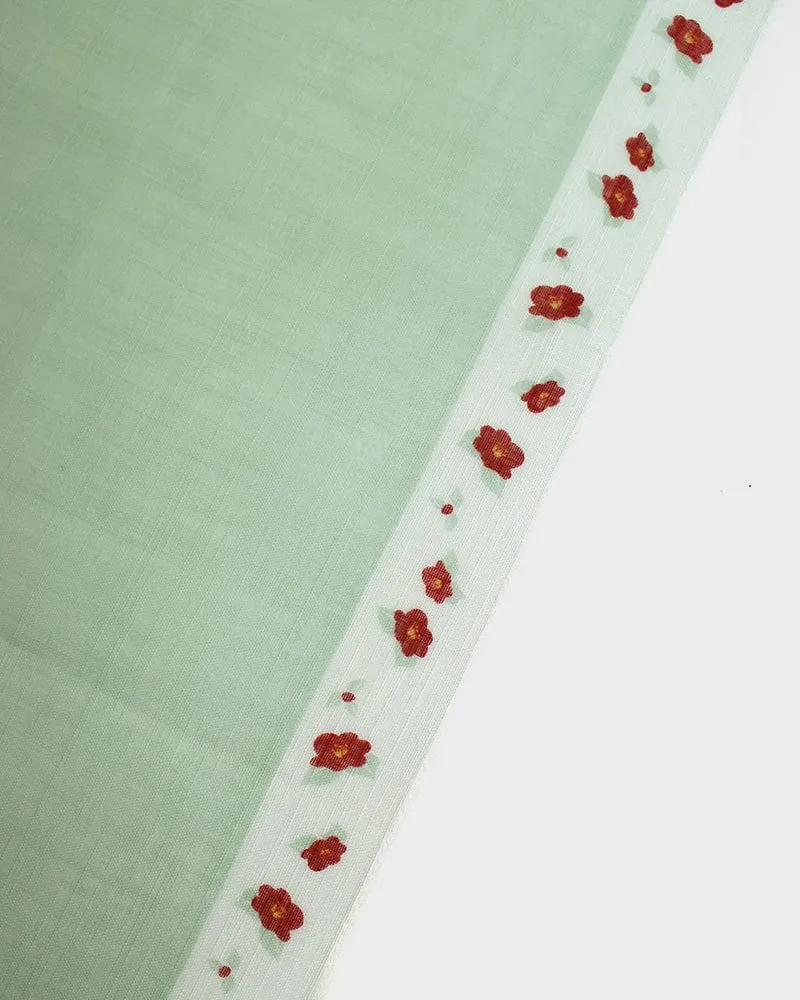 Japanese Handkerchief, Classic, Tsubaki