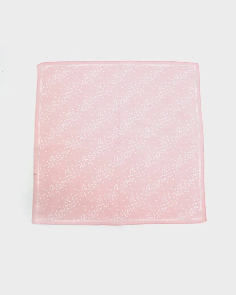 Japanese Handkerchief, Sakura Petals, Haizakura-Iro