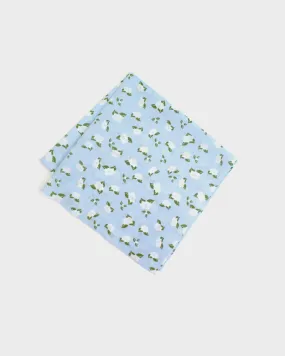 Japanese Handkerchief, Tenasen, Light Blue, Tsubaki