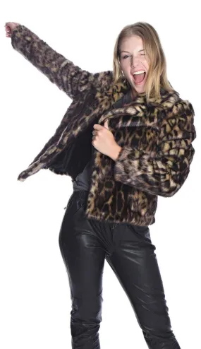 Leopard Fur Jacket