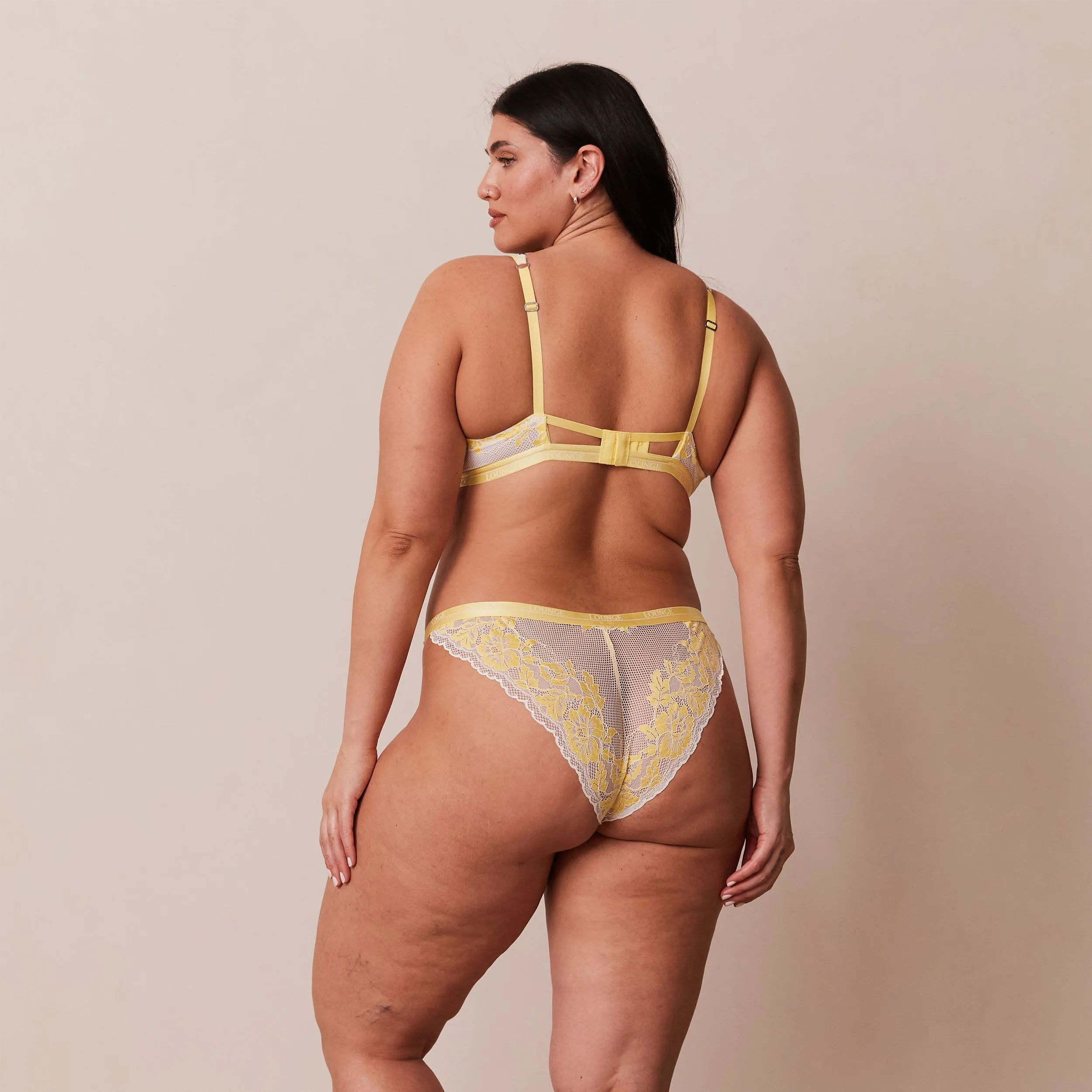 Luxe Balcony Bra  - Lemon