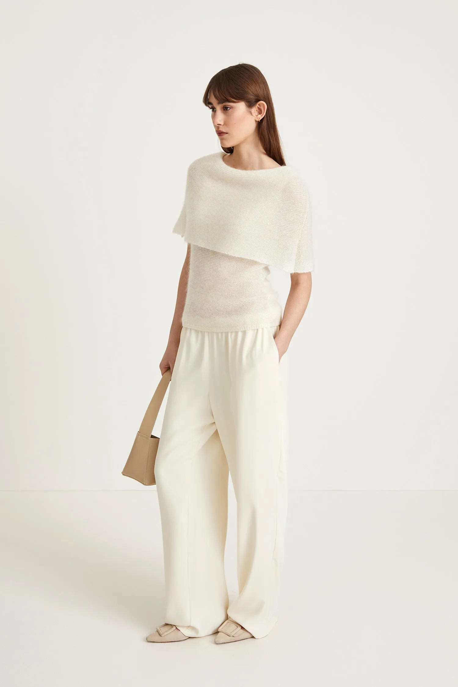 MARIA LONG TROUSERS - CREAM