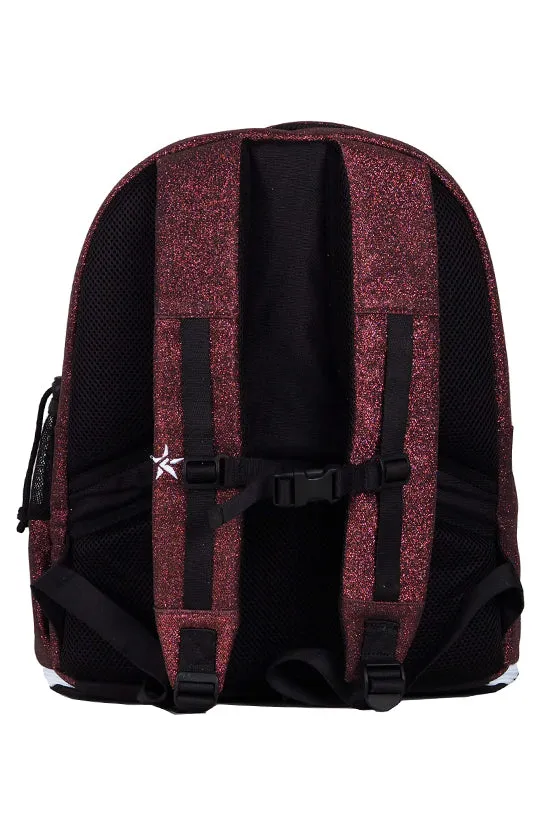 Maroon Rebel Dream Bag with White Zipper