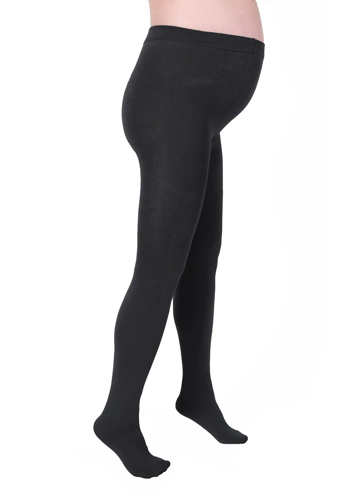 Maternity Full-Foot Fleece-Lined Tights