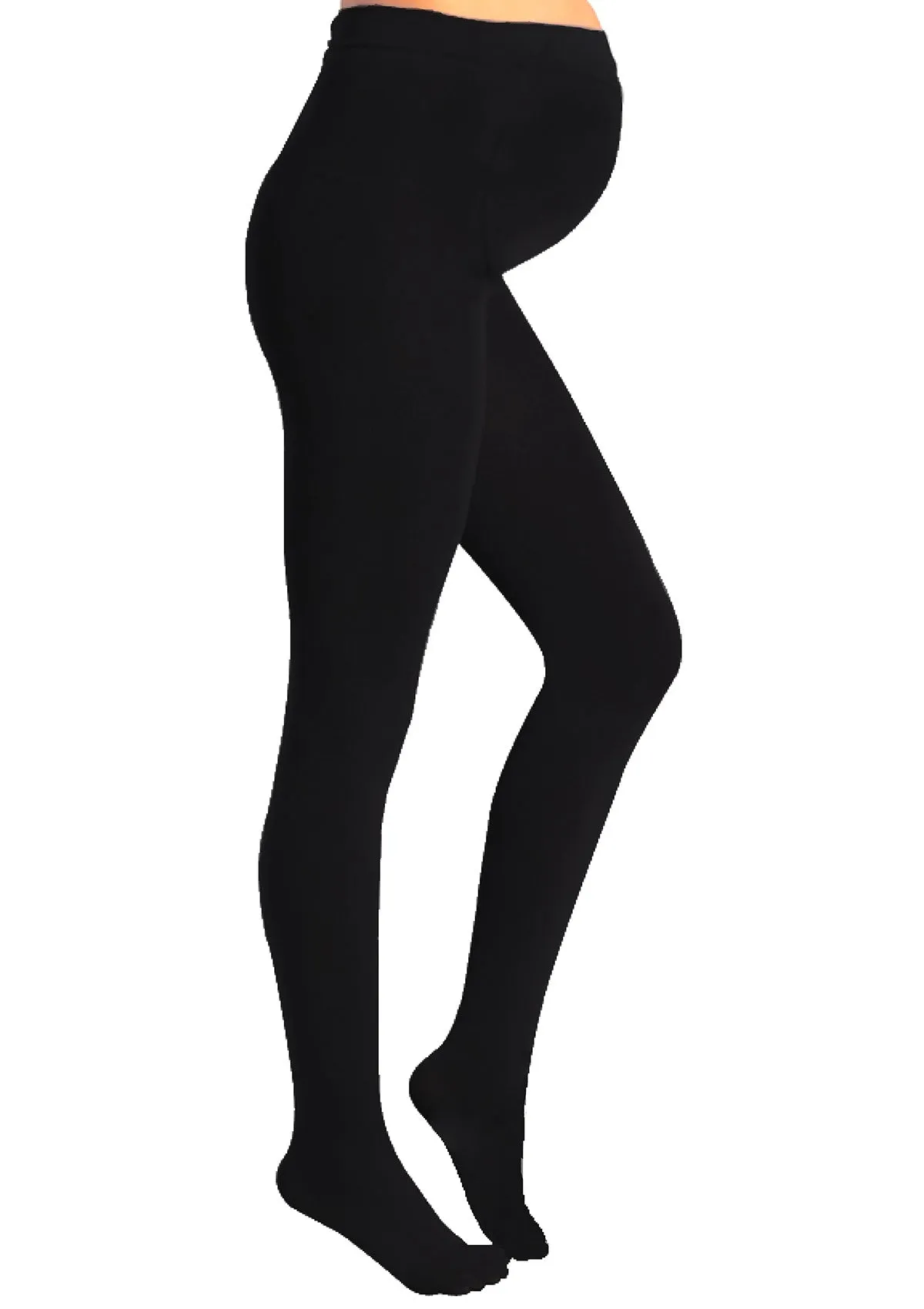 Maternity Full-Foot Fleece-Lined Tights