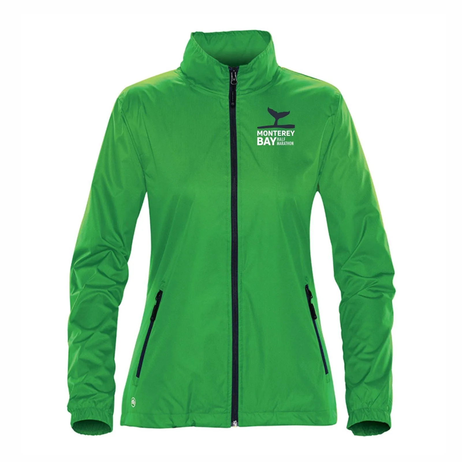 MBH Women's DWR Zip Shell -Green- Embroidery