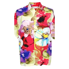 Men's Retro Shirt - Flower Splash