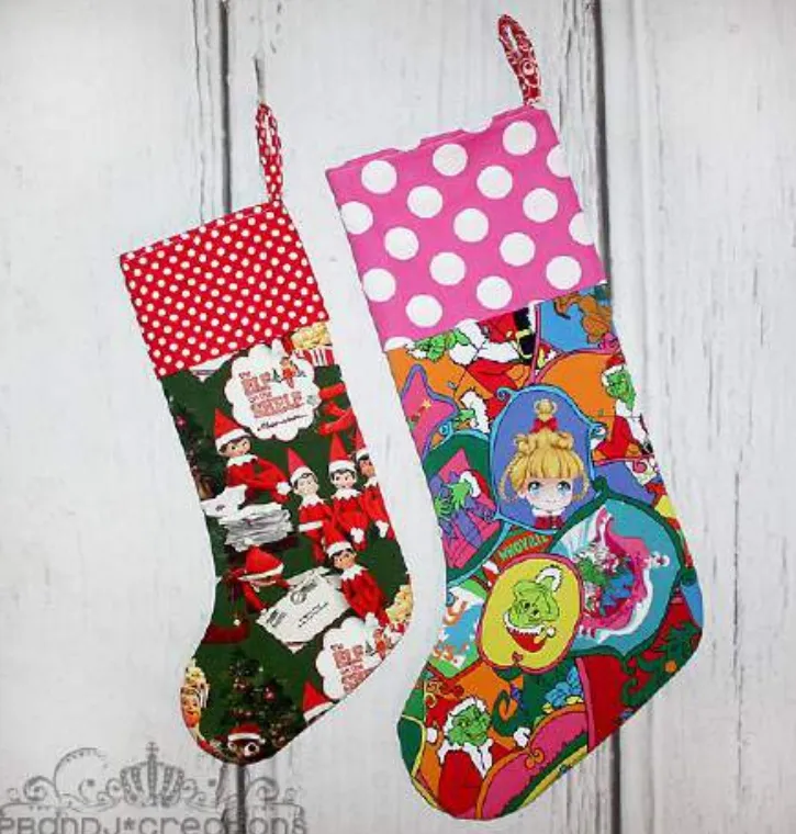 Merry & Bright Stocking Pattern