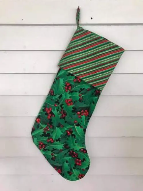 Merry & Bright Stocking Pattern