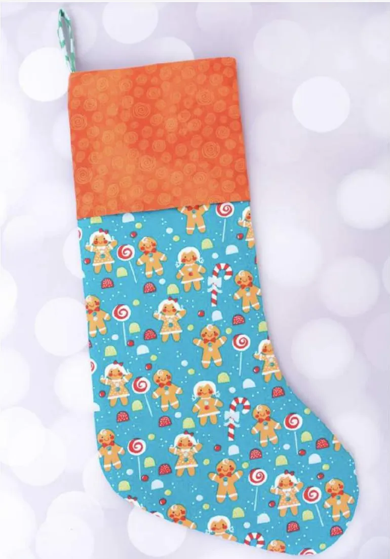 Merry & Bright Stocking Pattern