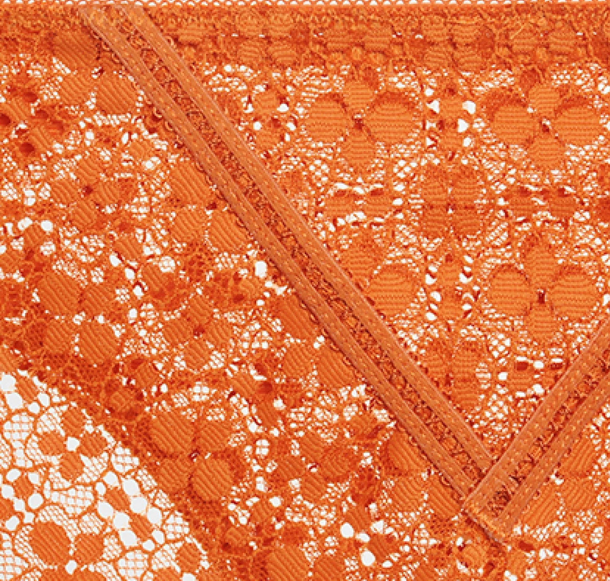 Mosaic lace brief [Tangerine]