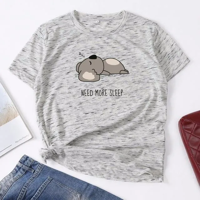 Need More Sleep Koala T-Shirt