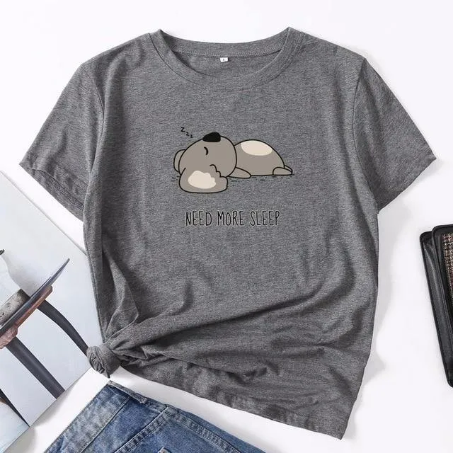 Need More Sleep Koala T-Shirt