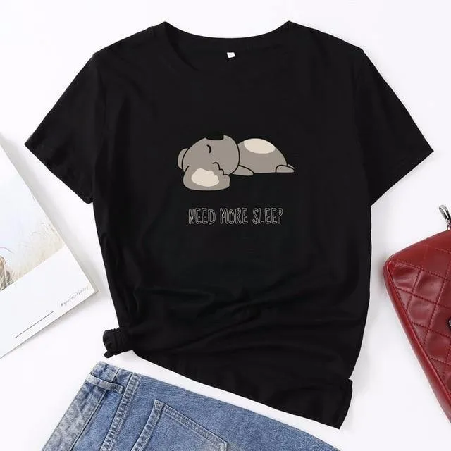 Need More Sleep Koala T-Shirt