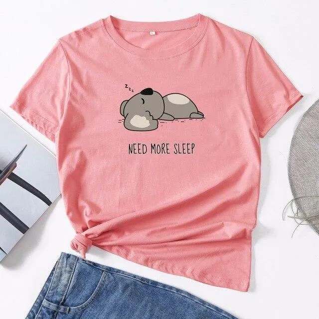 Need More Sleep Koala T-Shirt