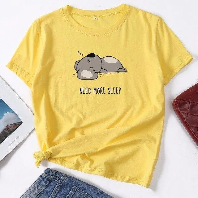 Need More Sleep Koala T-Shirt