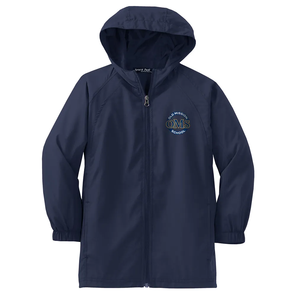 OMS Approved for School - Hooded Raglan Jacket