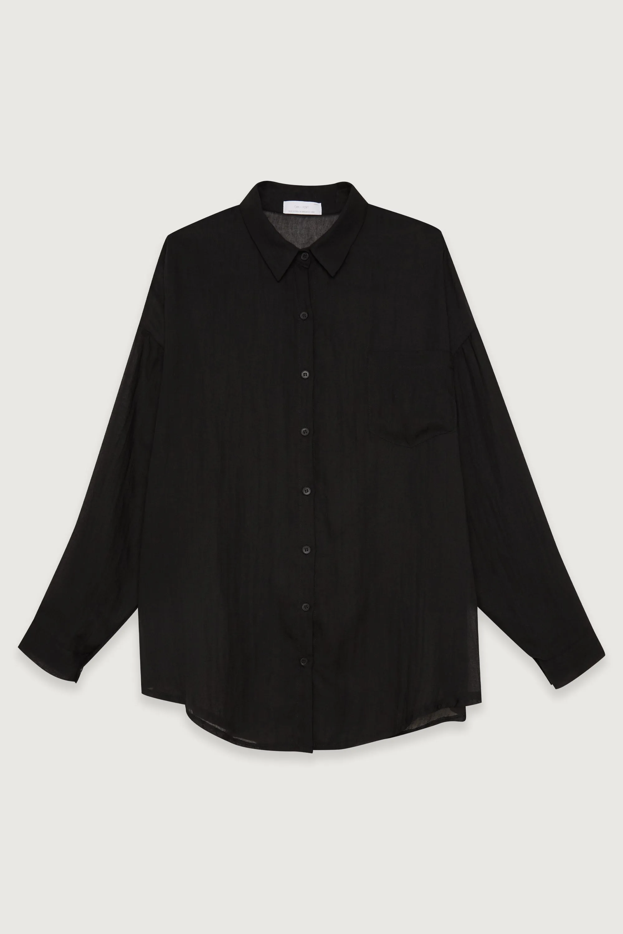 OVERSIZED BUTTON UP SHIRT