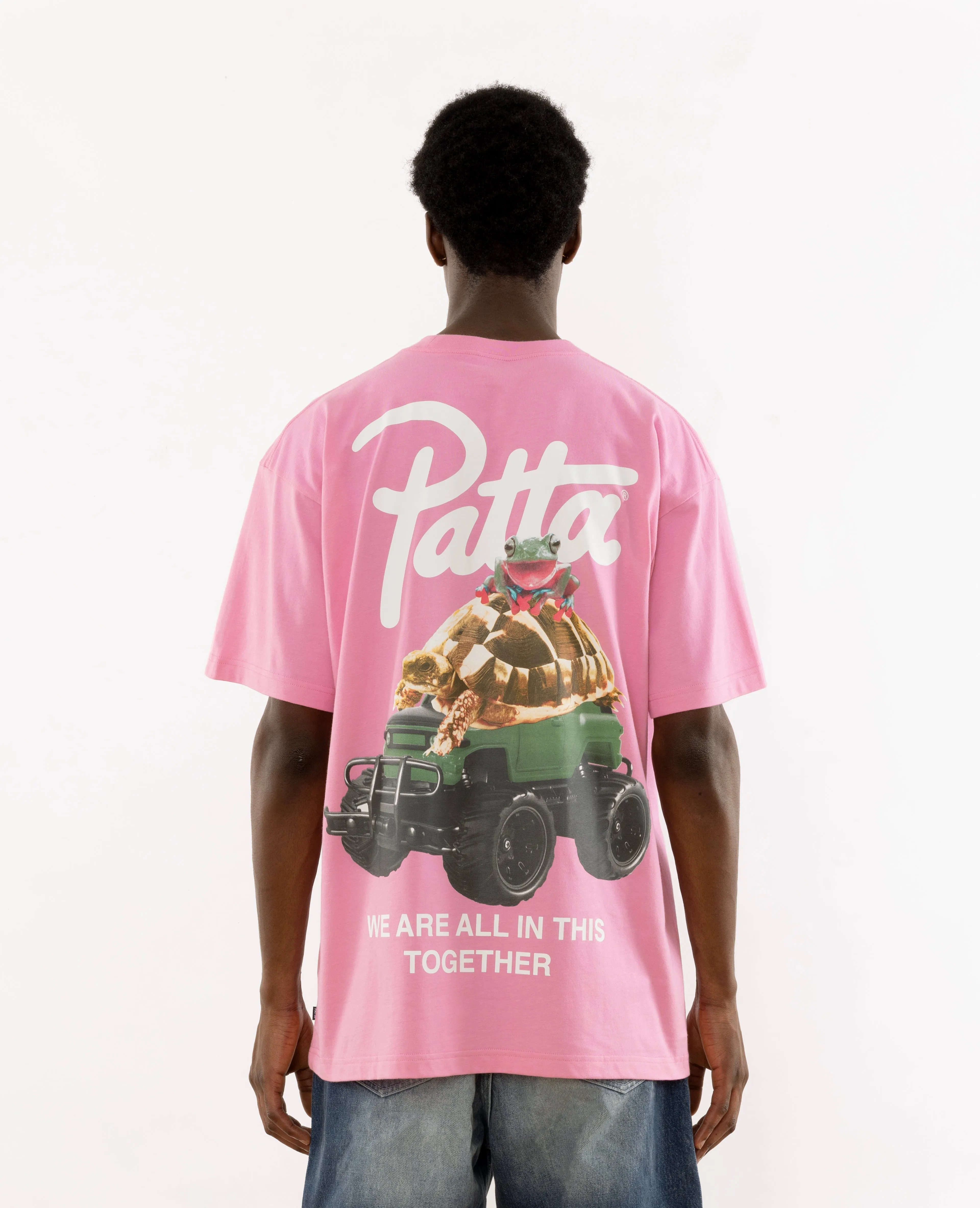 Patta Animal T-Shirt (Begonia Pink)