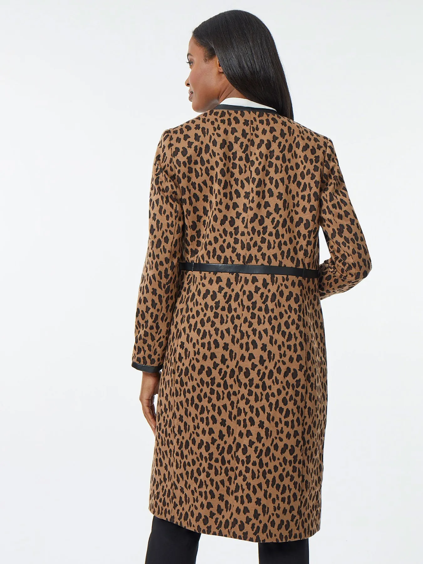 Petite Emmy Jacket, Animal Jacquard