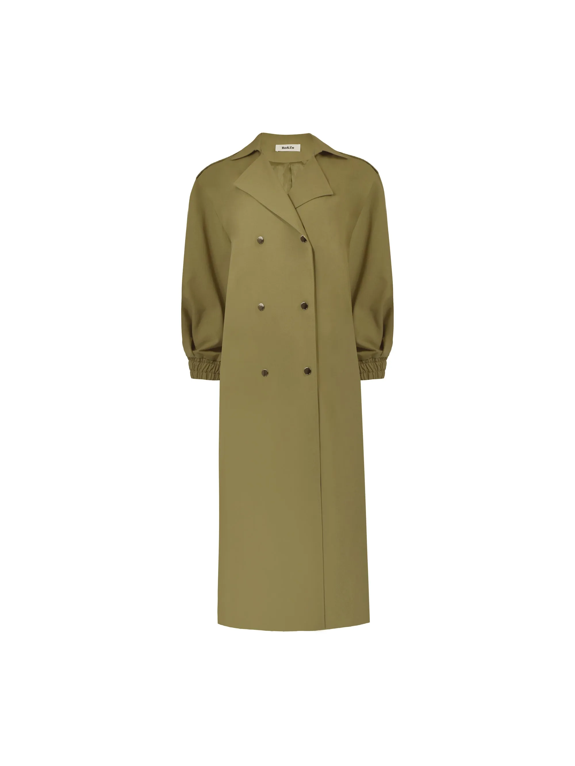 Petite Khaki Belted Trench Coat