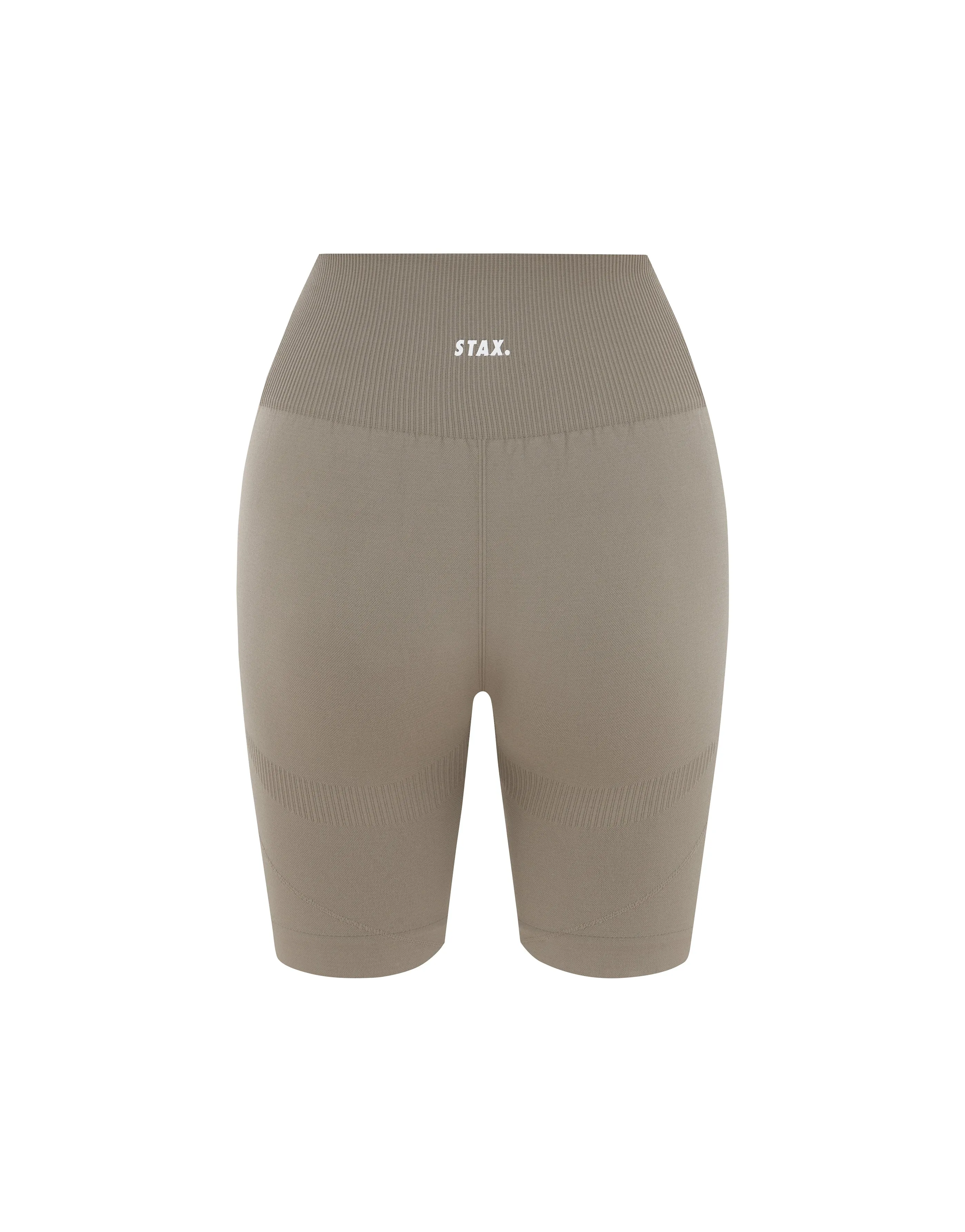 Premium Seamless Midi Bike Shorts - Brown