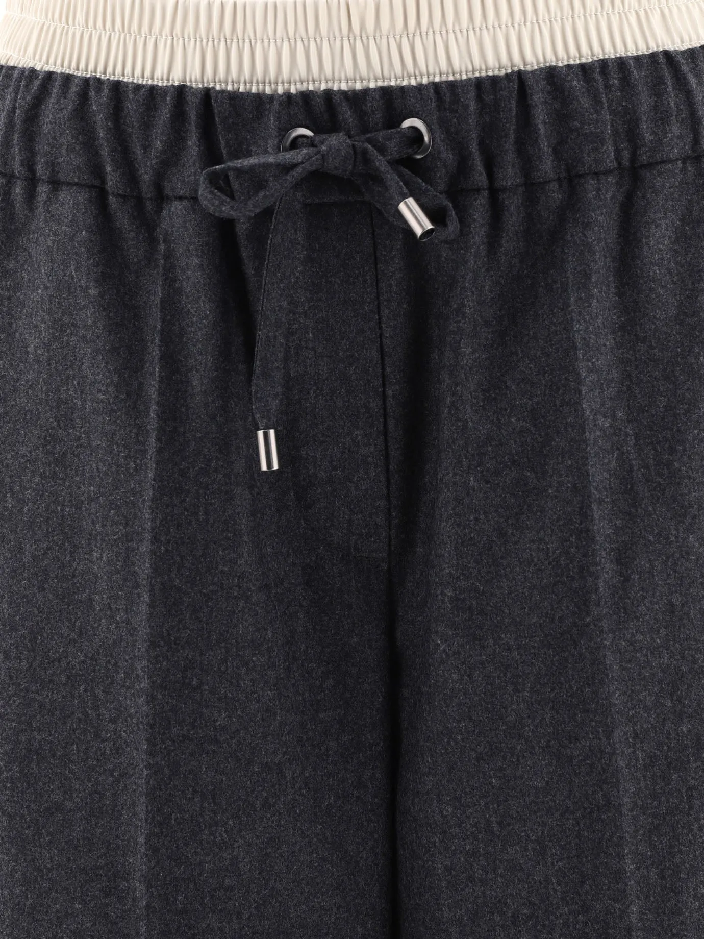 "SATIN WAISTBAND INSERT" TROUSERS