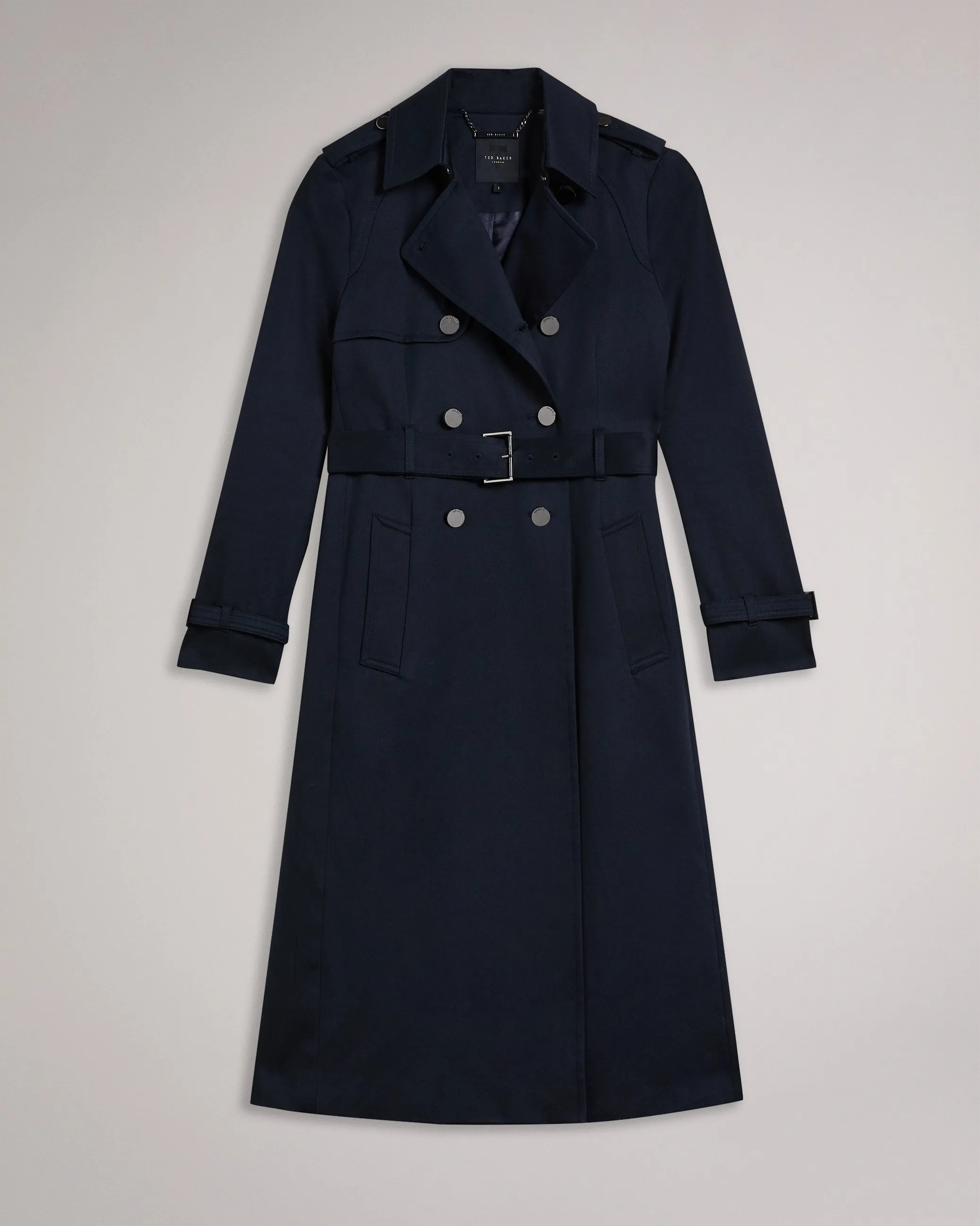 Robbii Showerproof Trench Coat Navy