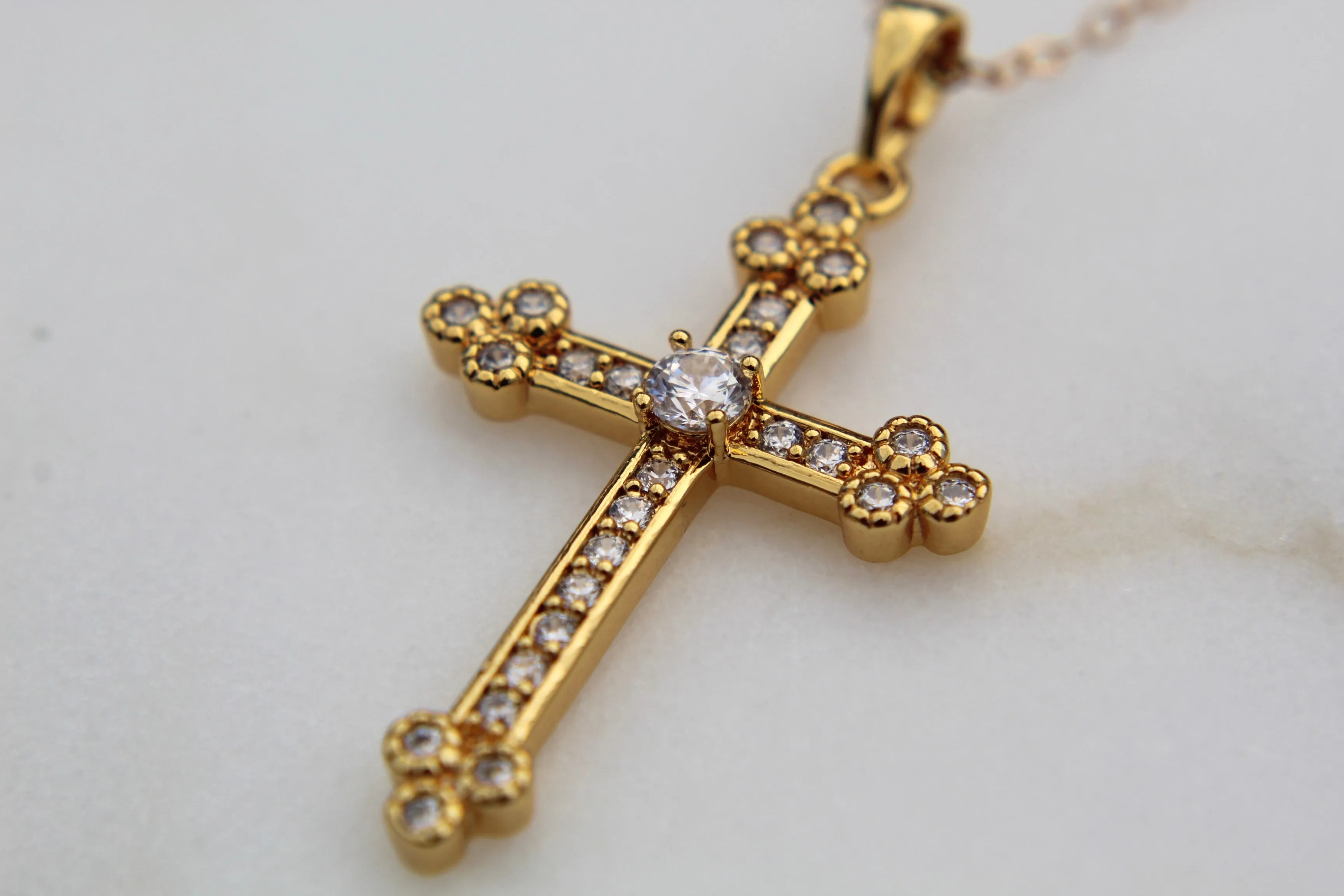 Royal Cross Necklace